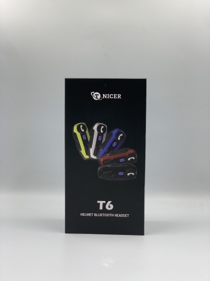 Tnicer T6 Motorcycle Helmet Headphones Bluetooth